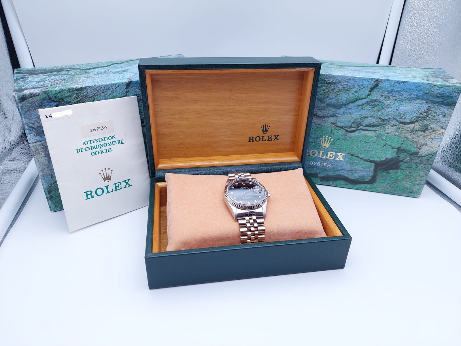 Rolex Datejust Ref. 16234 1991 (Box & Papers) - immagine 2