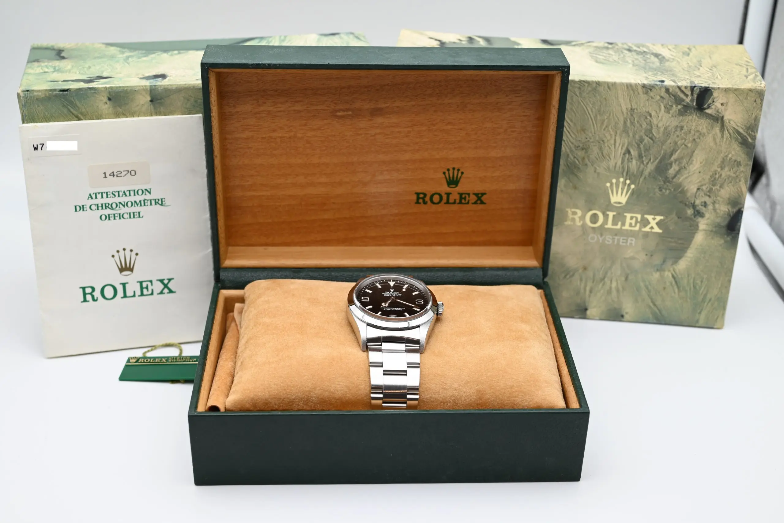 Rolex Explorer Ref. 14270 Year 1996 (Box & Papers) – Image 2